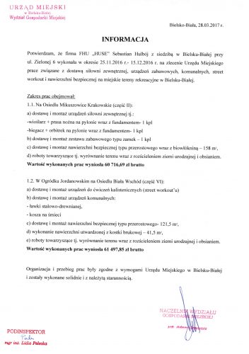 Siłownia zewnętrzna na os. Mikuszowice Krakowskie
