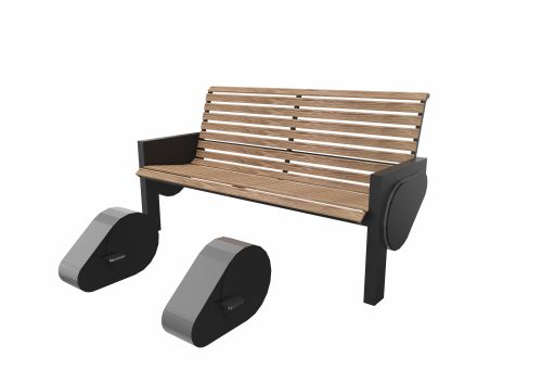 ławka USB + drewno