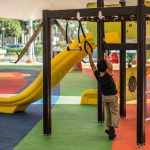 zewnętrzna siłownia dla dzieci